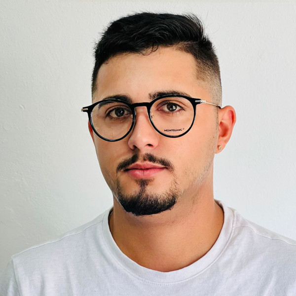 Armação de Óculos Redondo MB0090 Preto